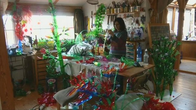 Искусство из пластика