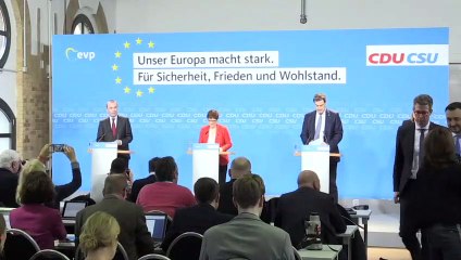 Union will bei Europawahl "mit Abstand" stärkste Kraft werden