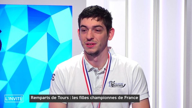 L'invité de la rédaction - 25/03/2019 - Romain BOURNAND - Entraîneur de l'équipe féminine des Remparts de Tours