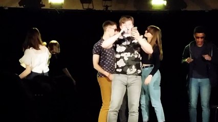 Mousson d'hiver : les élèves  du lycée Henri-Vogt lisent la pièce "Ckckbait" de Mathieu Héroux