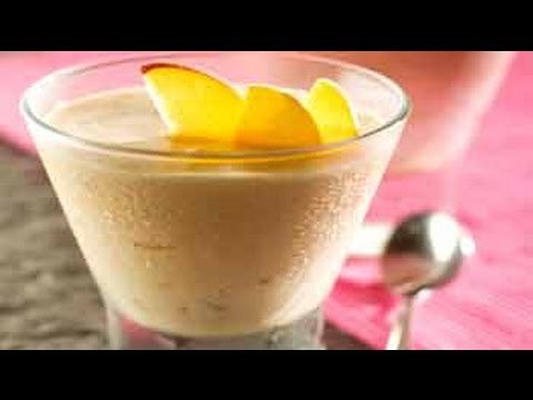 Soy, Custard Apple and Peach Milkshake