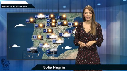 El tiempo: pronóstico para el martes 26 de marzo de 2019
