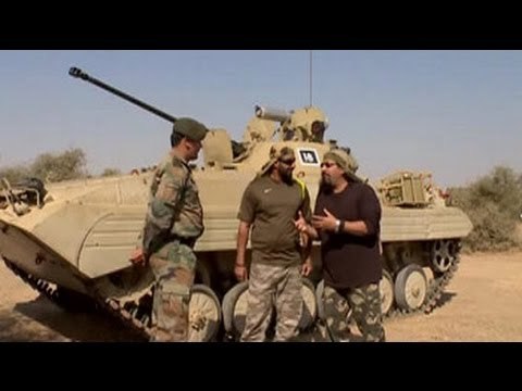 Rocky & Mayur with the 17th Battalion, Brigade of the Guards