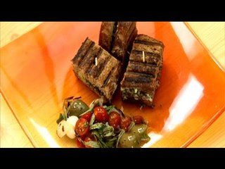 Watch recipe: Roasted Broccoli and Blue Cheese Panini