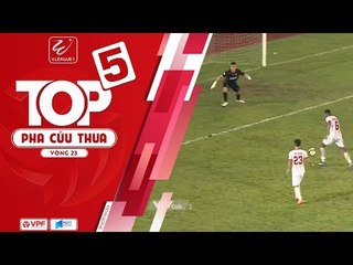 Top 5 pha cứu thua ấn tượng vòng 23 V.League 2018 | VPF Media