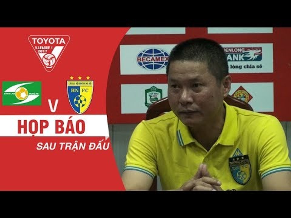 HỌP BÁO SAU TRẬN | HLV CHU ĐÌNH NGHIÊM: "CẦU THỦ 2 ĐỘI ĐÃ BỎ LỠ QUÁ NHIỀU CƠ HỘI"