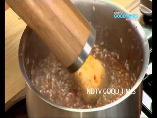 Zucchini Wrapped Tomato and Basil Risotto