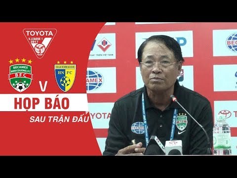 HỌP BÁO SAU TRẬN | HLV TRẦN BÌNH SỰ VUI MỪNG SAU CHIẾN THẮNG TRƯỚC HÀ NỘI