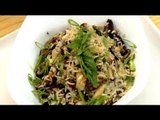 Shiitake Fried Rice with Water Chestnuts