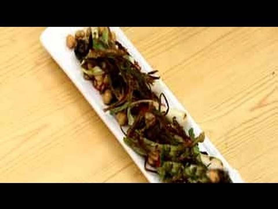 Minted Chickpeas and Crispy Okra