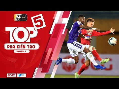 Một chạm tinh tế, Hoàng Vũ Samson dẫn đầu top kiến tạo vòng 1 Wake up 247 V League 2019 | VPF Media
