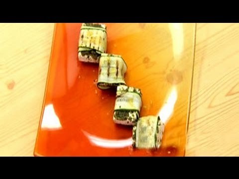 Grilled Zucchini with Cottage Cheese