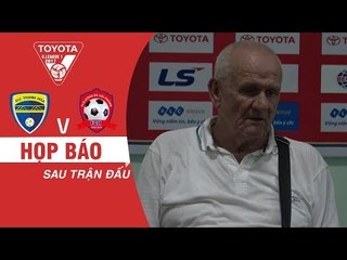 HLV Petrovic hài lòng với 1 điểm trước Hải Phòng