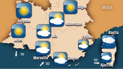Météo en Provence : un mistral rhodanien ce mardi