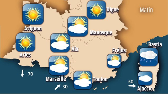 Météo en Provence : un mistral rhodanien ce mardi