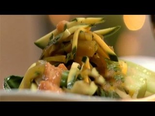 Watch recipe: Teriyaki Pineapple with Raw Mango Slaw