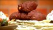 Watch recipe: Beet and Arbi Falafal with Housemade Pickles