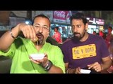 Rocky & Mayur taste lip-smacking sweet and sour food