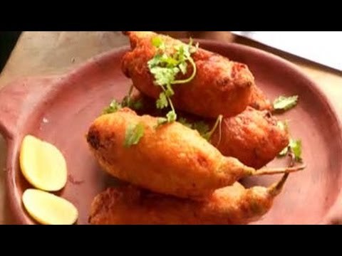 Watch recipe: Rajasthani Mirchi Bhajiya