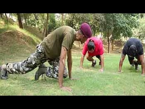 Fitness boot camp to shed the extra kilos