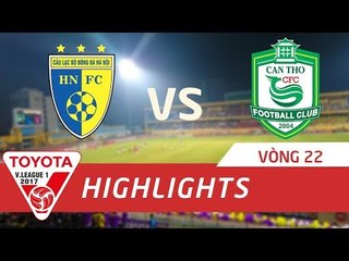 Highlight | Giành trọn 3 điểm trên sân nhà, Hà Nội vươn lên ngôi đầu bảng xếp hạng
