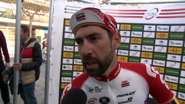 Thomas De Gendt - Post-race interview - Stage 1 - Volta a Catalunya 2019