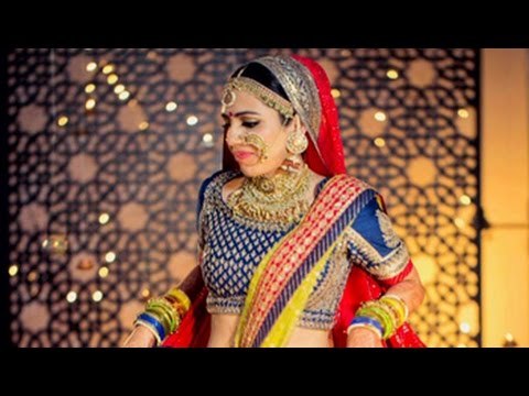 Ditch red for your bridal outfit