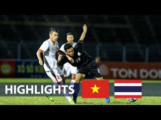 Highlight | Bỏ lỡ nhiều cơ hội, U21 Việt Nam thất bại trước U21 Thái Lan