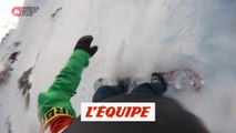 Le run engagé de Victor de Le Rue à Verbier - Adrénaline - Snowboard freeride
