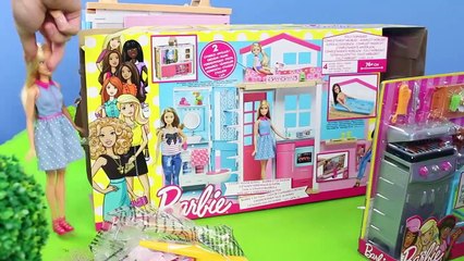 下载视频: Poupées Barbie Unboxing: Le Rêve, le Dreamhouse, Bateau, Doll Sisters & Véhicules-Jouets Jeu pour les Enfants | Gertie S. Bresa