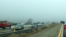 Fogged up and Clogged up on California Freeway