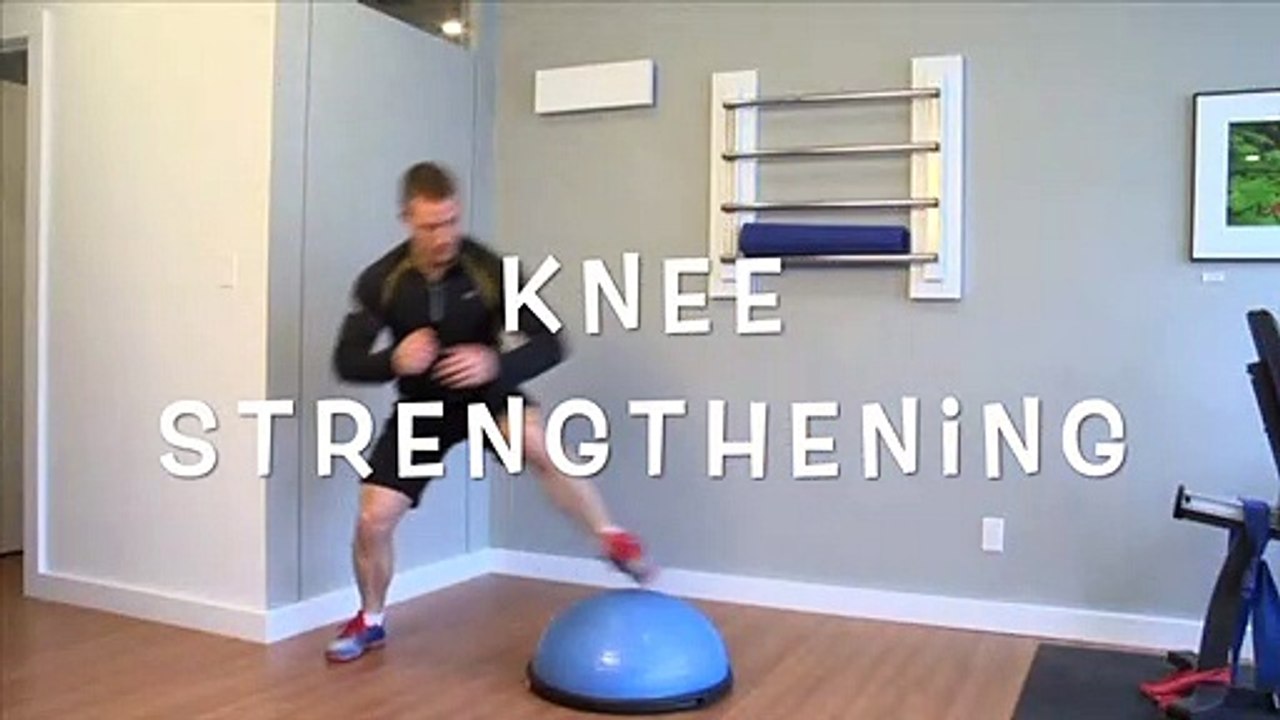 Knee Sprain ACL, MCL: Bosu Ball Lateral Shuffle
