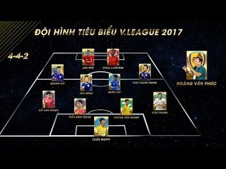 [OFFICIAL] Đội hình tiêu biểu Giải VĐQG TOYOTA V-league 2017