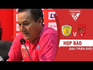 HỌP BÁO SAU TRẬN | TP.HỒ CHÍ MINH vs LONG AN | VÒNG 6 VLEAGUE 2017