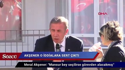 Akşener o iddialara sert çıktı