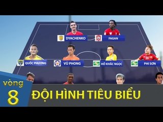 ĐỘI HÌNH TIÊU BIỂU VÒNG 8 V.LEAGUE 2017 | ĐIỂM NHẤN HÀNG PHÒNG NGỰ