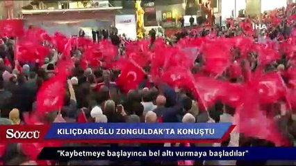 Kılıçdaroğlu: Kaybetmeye başlayınca bel altı vurmaya başladılar