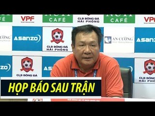 Họp báo sau trận đấu | HLV Hoàng Văn Phúc tự hào với nghị lực vượt khó của các học trò | VPF Media