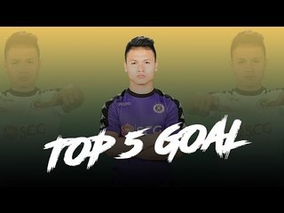 Những bàn thắng cảm xúc của Quang Hải tại V.League 2018 | VPF Media