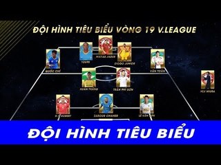 HLV Toshya Miura lần đầu tiên xuất hiện trong đội hình tiêu biểu vòng 19 V.League 2018
