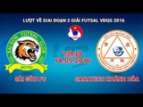 SÀI GÒN FC VS SANATECH KHÁNH HÒA - FUTSAL VĐQG 2016 | FULL