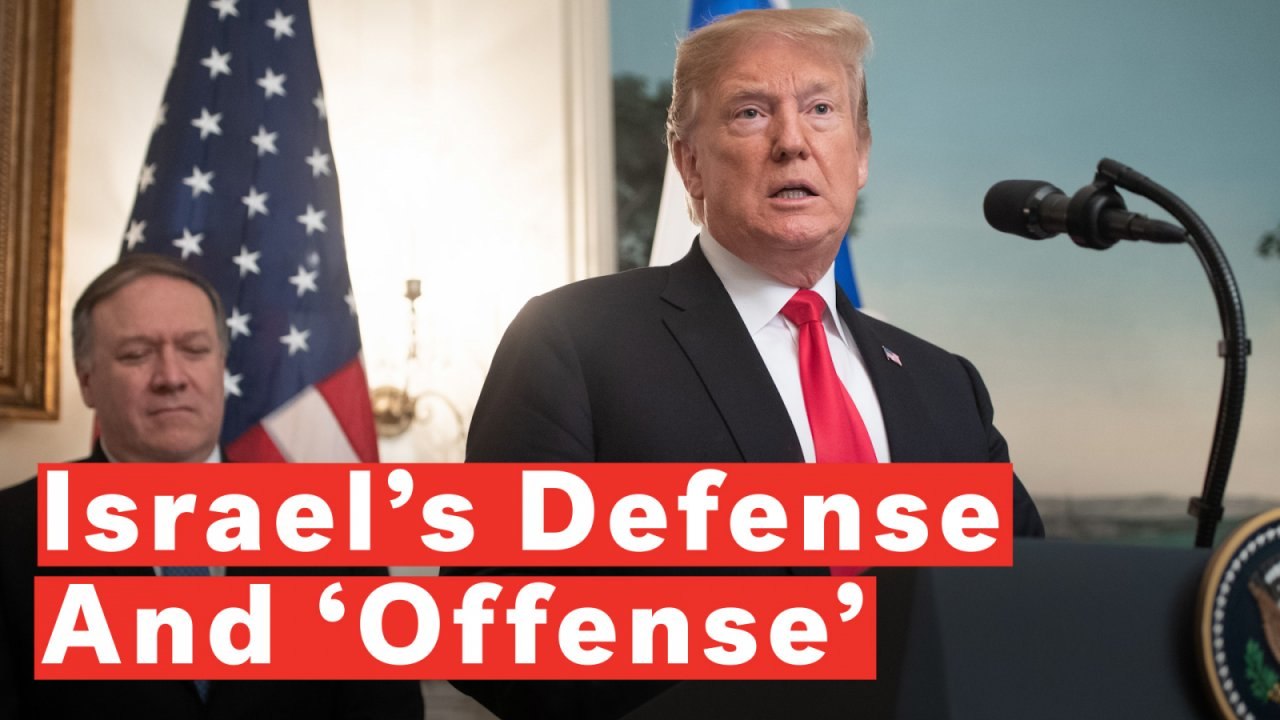 Trump Ad-Libs In Meeting With Israeli Prime Minister To Discuss 'Offense' In The Middle East