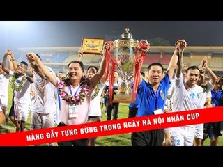 Hàng Đẫy tưng bừng trong ngày Hà Nội nhận chiếc Cup vô địch V League 2018 | VPF Media