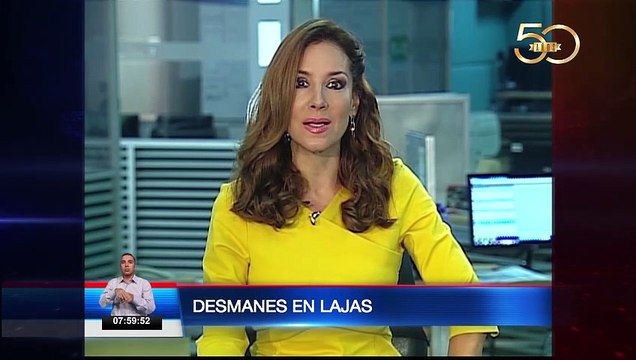 Desmanes en Lajas provincia de El Oro