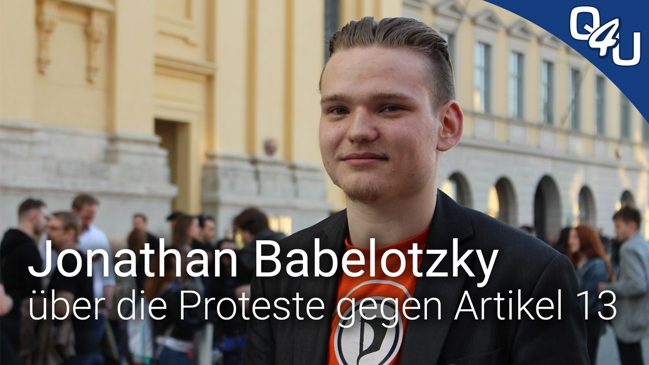 Jonathan Babelotzky spricht mit uns über die Proteste gegen #Artikel13 | QSO4YOU Tech