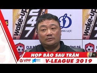 Họp báo sau trận Hải Phòng vs Nam Định | VPF Media
