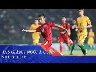 U16 ĐNÁ 2016: U16 VIỆT NAM GIÀNH NGÔI Á QUÂN