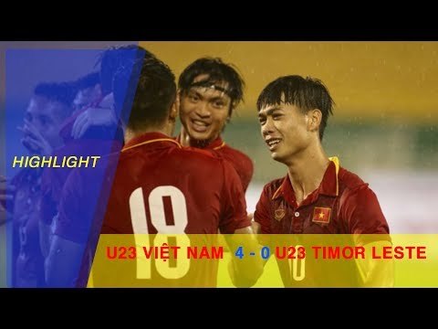 HIGHLIGHT | U23 VIỆT NAM vs U23 TIMOR LESTE | BẢNG I VÒNG LOẠI VCK U23 CHÂU Á 2018