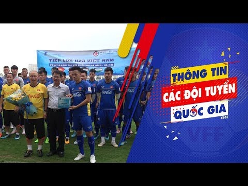 Nhà tài trợ cúp tứ hùng Vinaphone tới thăm hỏi động viên ĐT Olympic Việt Nam | VFF Channel