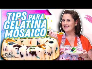 Cómo hacer Gelatina Mosaico Perfecta ‍